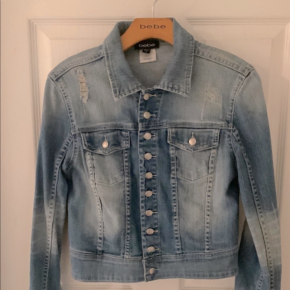 Bebe Blue Denim Jacket 🩷💜💖